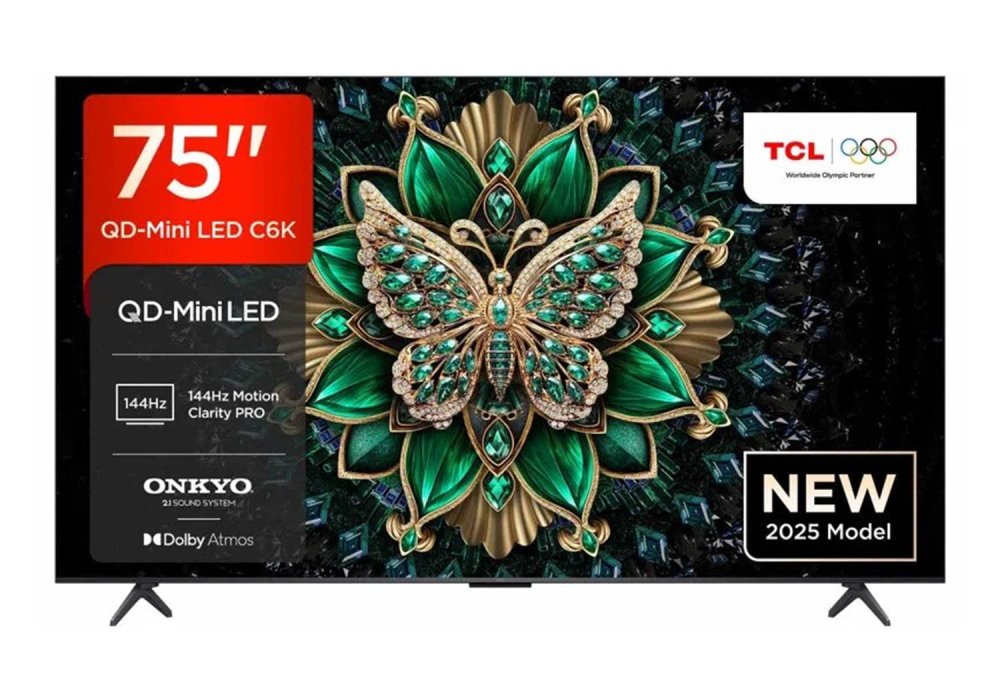 TCL 75C6K-UK 75 Inch (191 cm) Smart TV