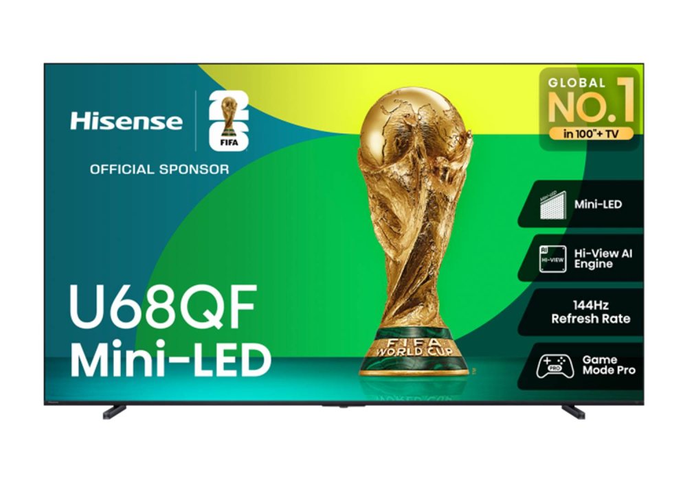 Hisense 65U68QF 65 Inch (164 cm) Smart TV