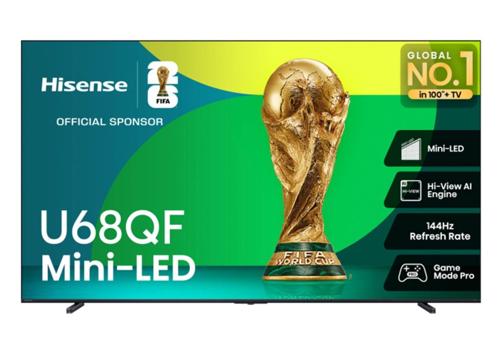 Hisense 100U68QF 100 Inch (254 cm) Smart TV