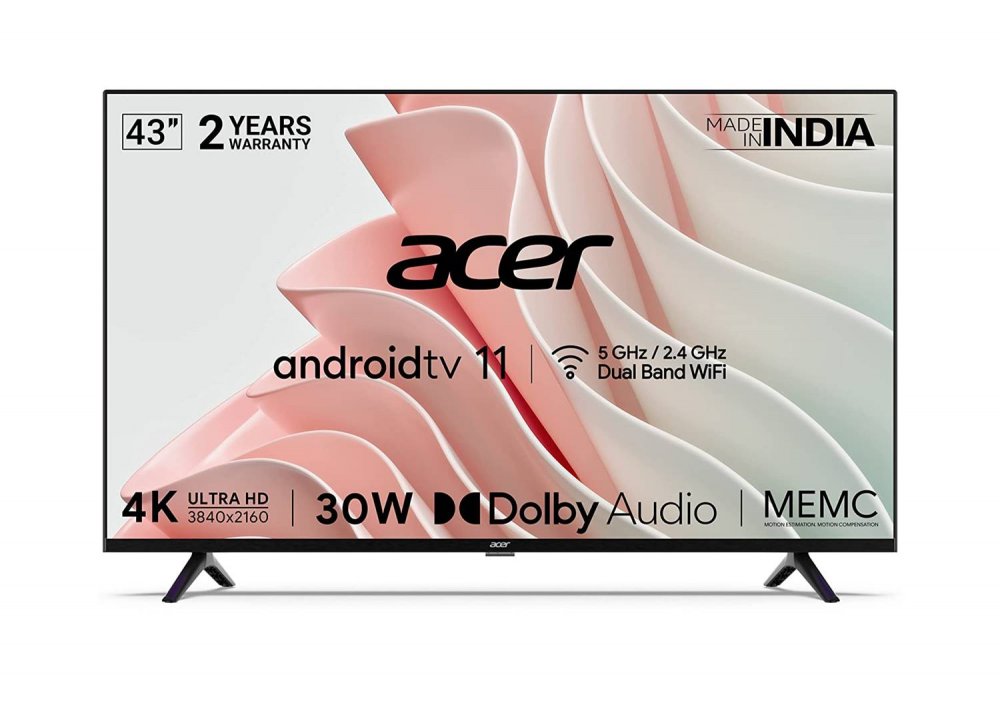 Acer AR43AR2851UDPRO 43 Inch (109.22 cm) Android TV