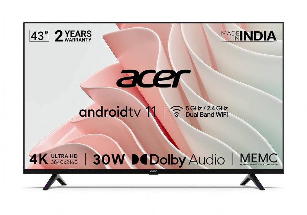 Acer AR43AR2851UDFL 43 Inch (109.22 cm) Smart TV