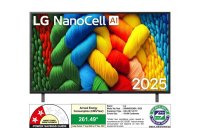 LG 65NANO83A6A 65 Inch (164 cm) Smart TV