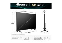 Hisense 65A6QTUK 65 Inch (164 cm) Smart TV