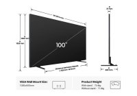 Hisense 100UXQ 100 Inch (254 cm) Smart TV