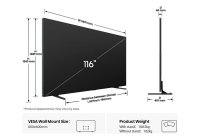 Hisense 116UXQ 116 Inch (294.64 cm) Smart TV