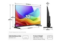 Hisense 32E5STUK 32 Inch (80 cm) Smart TV