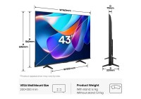 Hisense 43A6STUK 43 Inch (109.22 cm) Smart TV