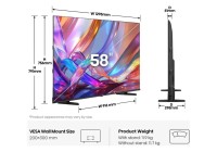 Hisense 58E7STUK 58 Inch (147 cm) Smart TV