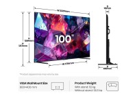 Hisense 100E7STUK PRO 100 Inch (254 cm) Smart TV