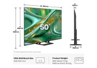 Hisense 50Q8STUK 50 Inch (126 cm) Smart TV