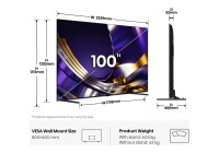 Hisense 100U7STUK PRO 100 Inch (254 cm) Smart TV