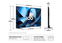 Hisense 100U7STUK 100 Inch (254 cm) Smart TV