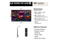 LG 98NU850BPUB 98 Inch (249 cm) Smart TV