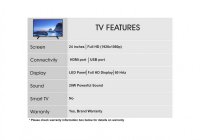 SkyWall 24SWATV 24 Inch (59.80 cm) LED TV