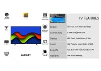 Foxsky 40FSFHS 40 Inch (102 cm) Smart TV