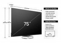 Hisense 75U8NAU 75 Inch (191 cm) Smart TV