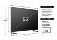 Hisense 55U6NAU 55 Inch (139 cm) Smart TV