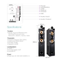 F&D T-70X Home Theatre Speaker