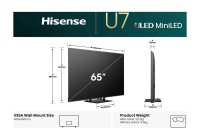 Hisense 65U7QNZ 65 Inch (164 cm) Smart TV