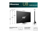 Hisense 65U8QAU 65 Inch (164 cm) Smart TV