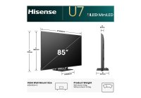 Hisense 85U7QAU 85 Inch (216 cm) Smart TV